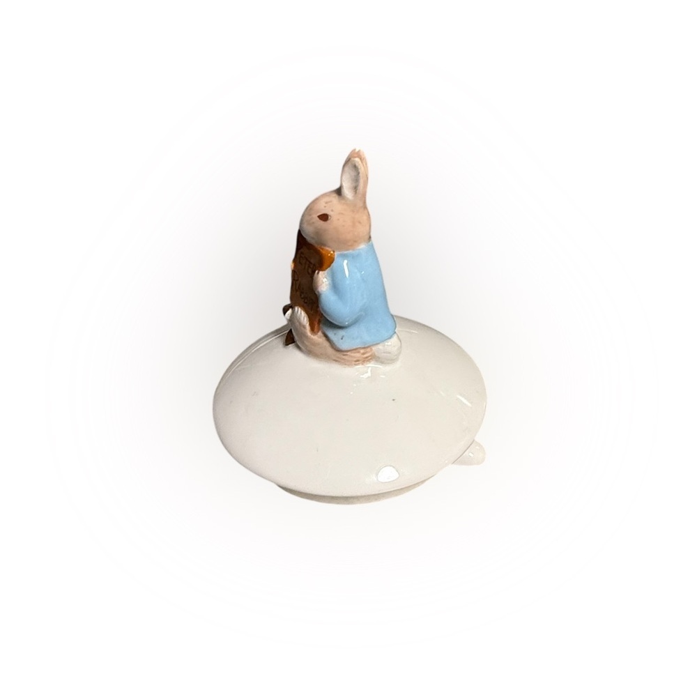 Vintage Peter Rabbit Ceramic Teapot with Pink Handle – Beatrix Potter - Picture 9 of 16